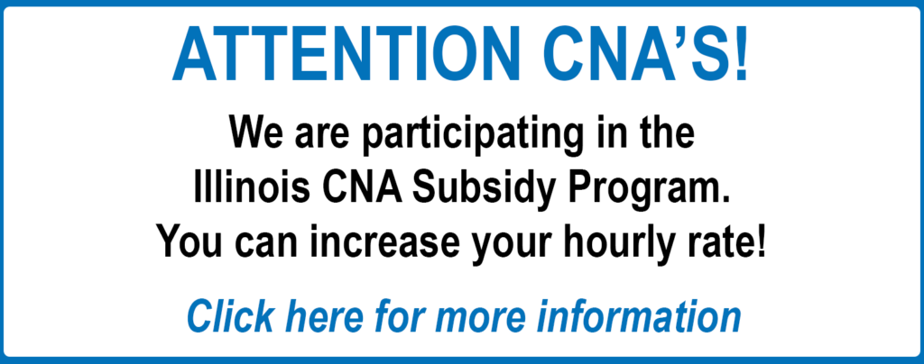 Cna Incentive Employment - Little Sisters of the Poor - Palatine